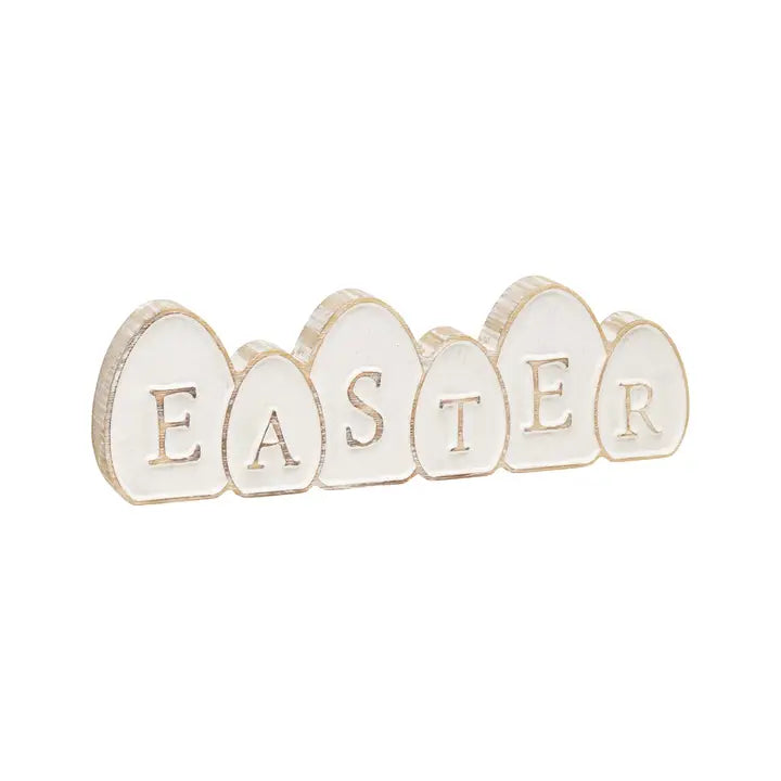 Easter Carved Egg Shelf Sitter