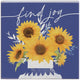 Find Joy Sunflower Block Sign