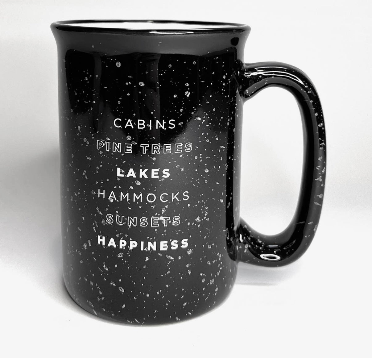 Cabin Lake Happiness Mug