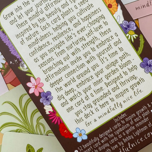 Grow with the Flow Affirmation Cards to Help You Bloom