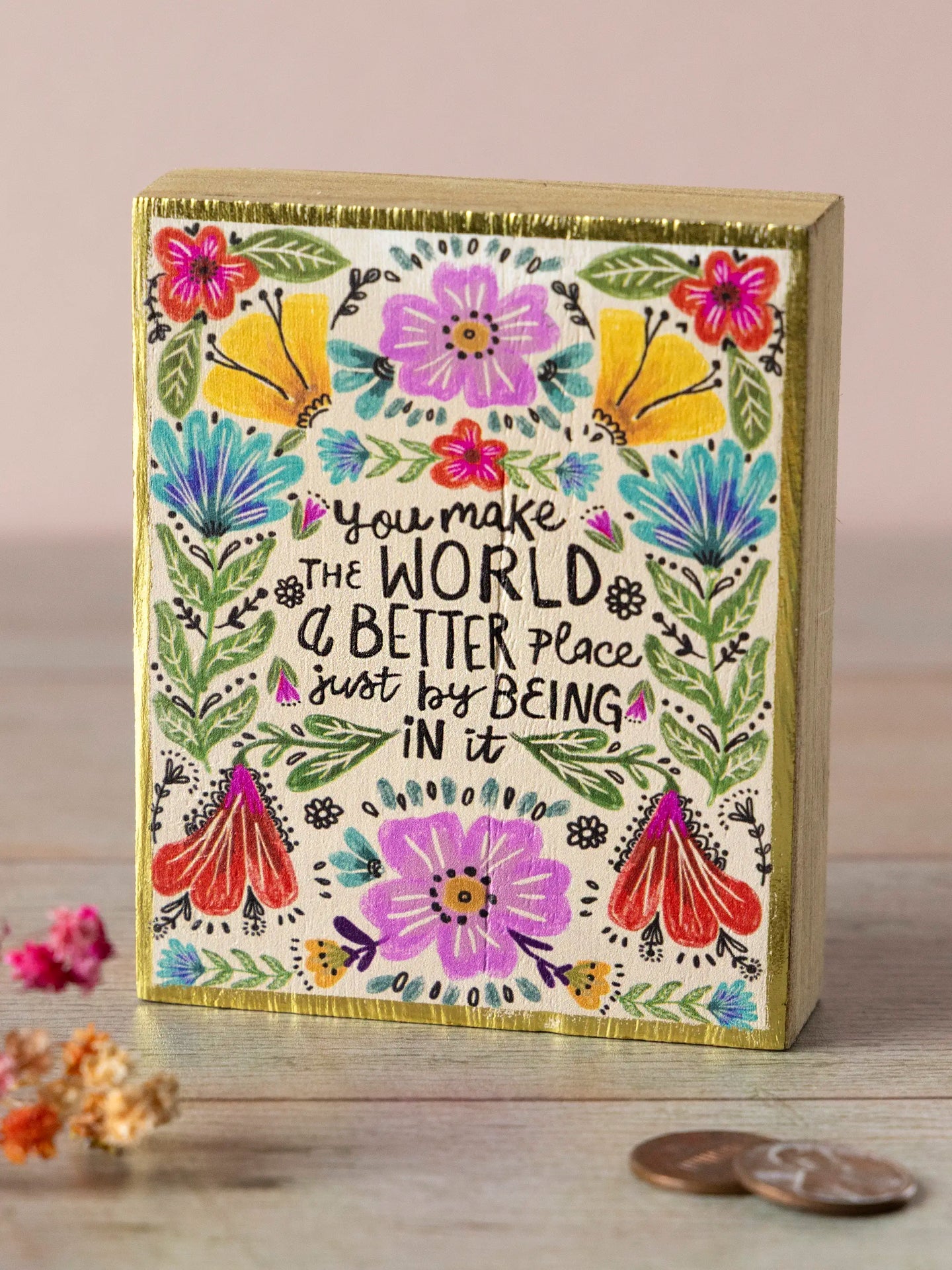 Keepsake Tiny Block - Make World Better