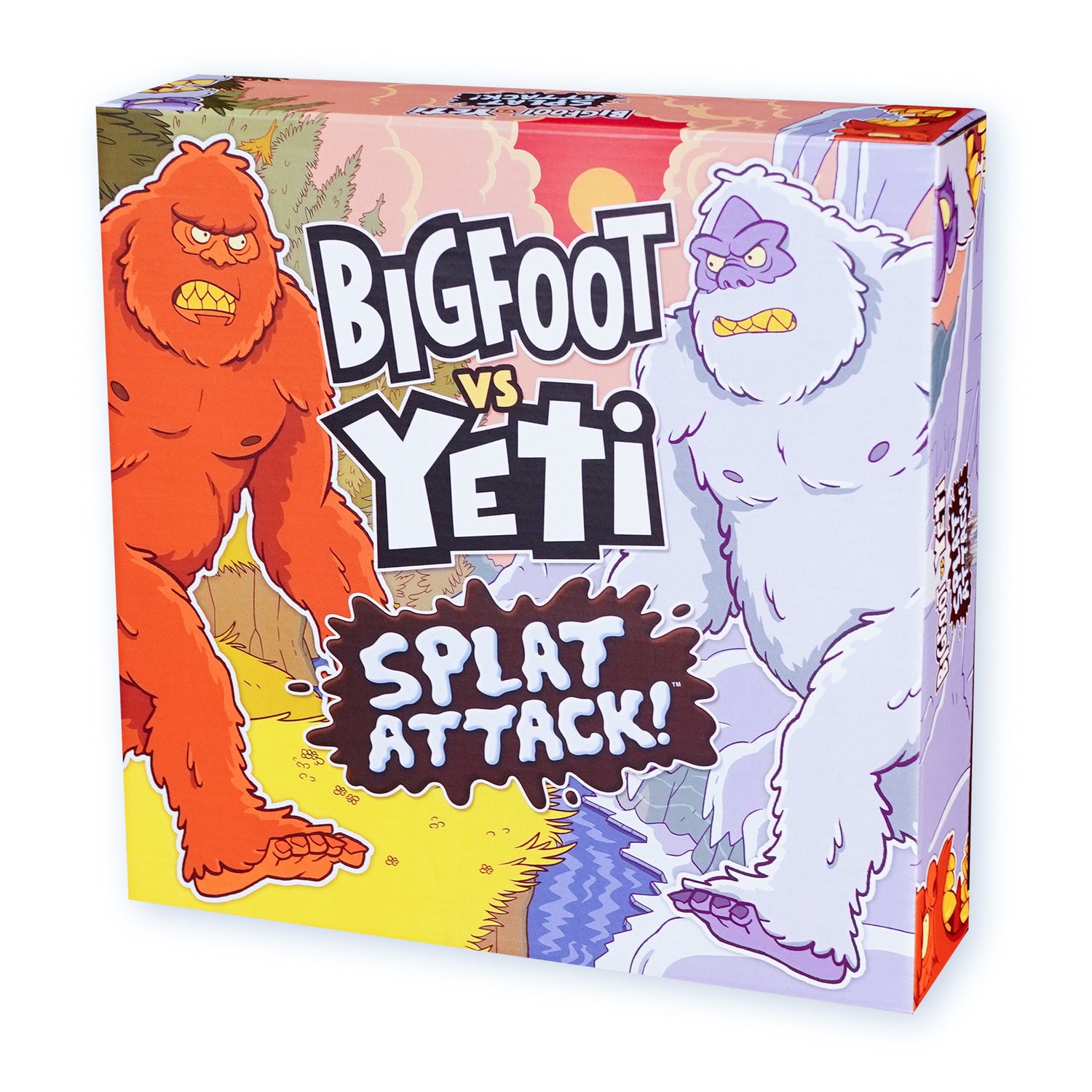 Bigfoot vs. Yeti Splat Attack Board Game
