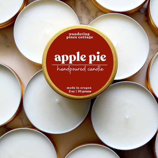 Mini Autumn Travel Tin Candle
