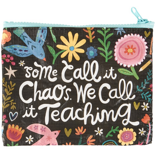 Teacher Zipper Wallet - Some Call it Chaos