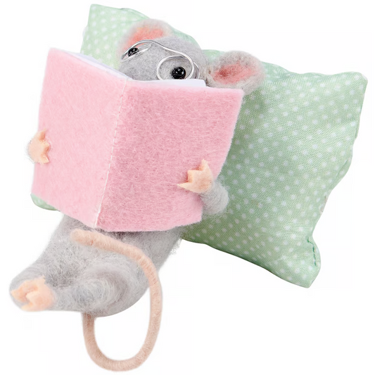 Critter - Reading Pillow Mouse