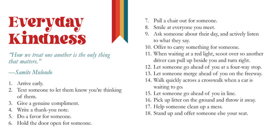 1001 Ways to Be Kind Gift Book