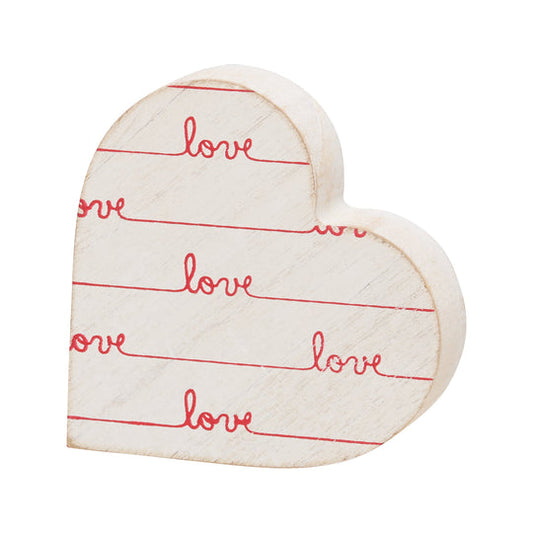 Heart Cutout Shelf Sitter