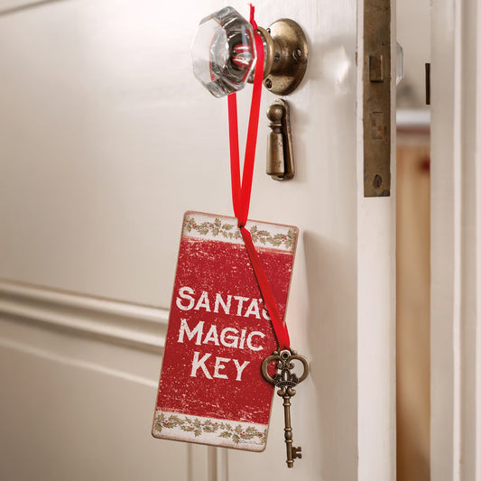Ornament - Vintage Santa's Magic Key