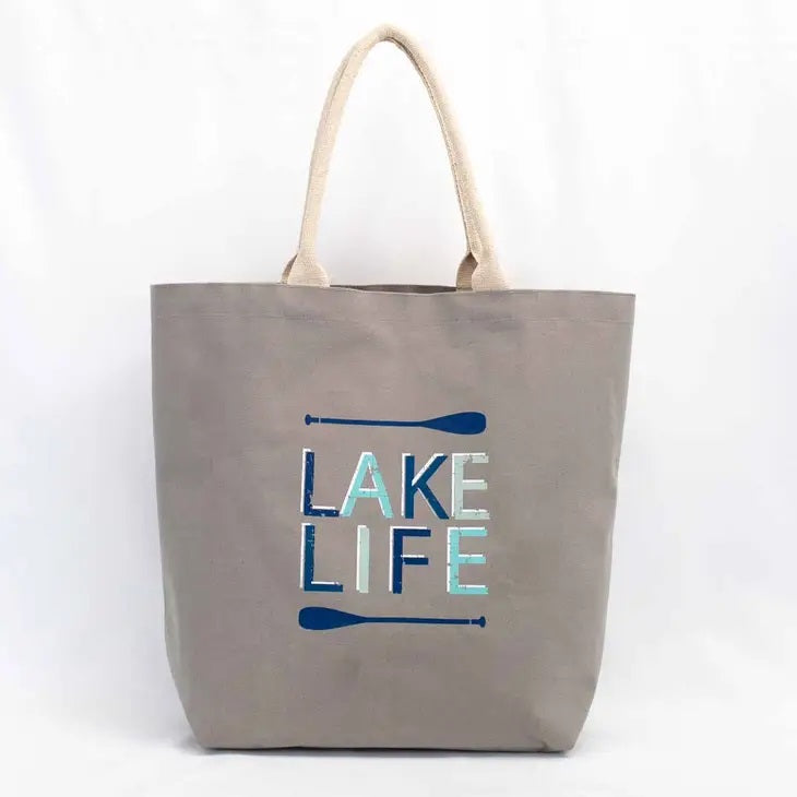 Canvas Tote - Lake Life