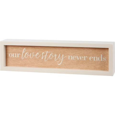 Love Rules Box Sign