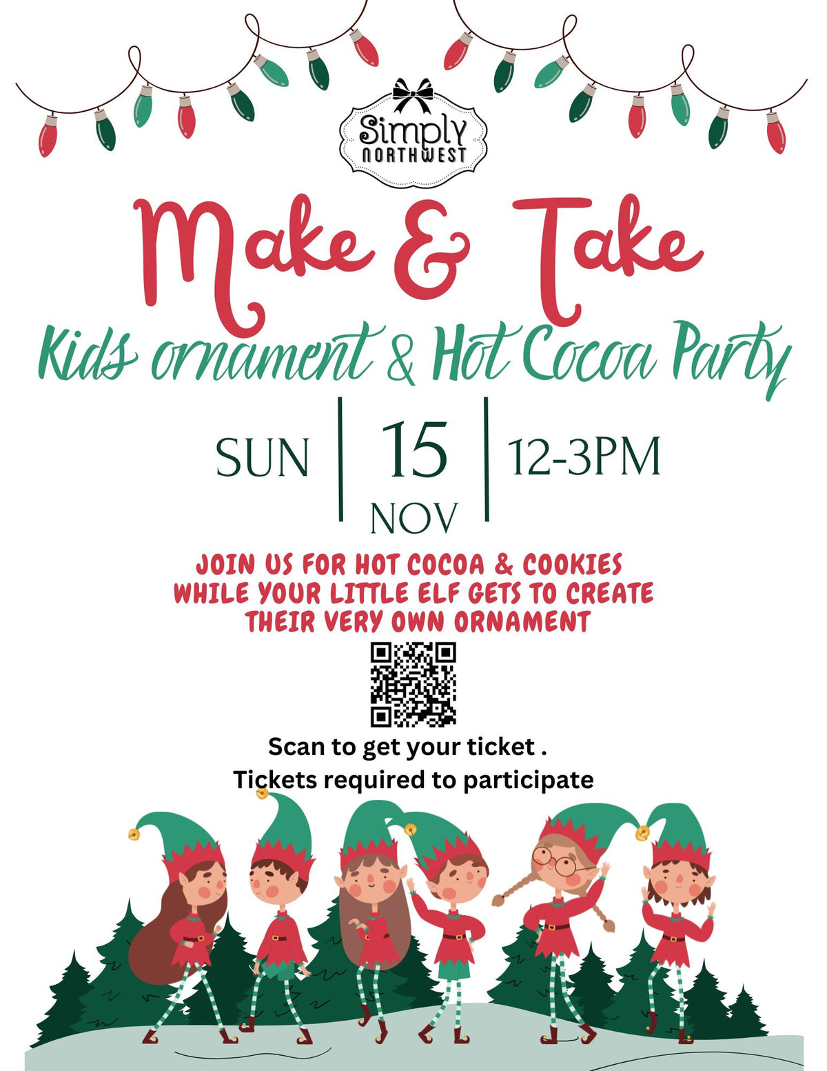 Make & Take Kids Hot Cocoa and Ornament Party - Sun. Nov. 15, 2026