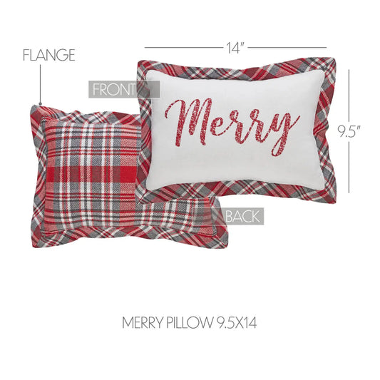 Merry Plaid Pillow