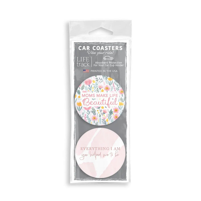 Mom Car Coaster Set