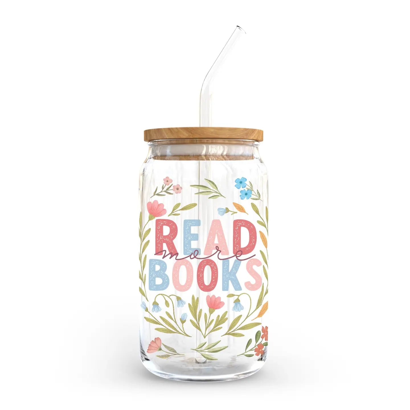Glass Tumbler - Read More Books