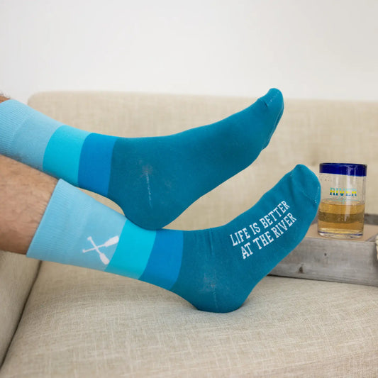 Socks - Life is Better at the River