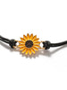 Sunflower Braided Bracelets