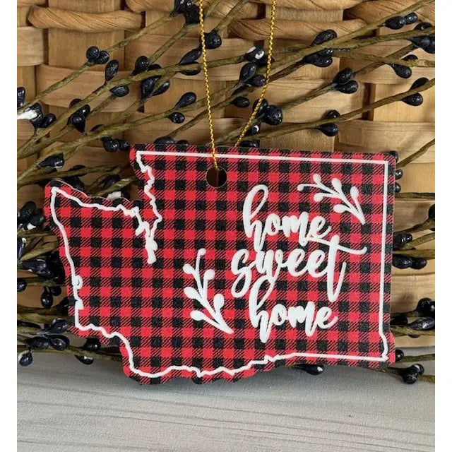 Washington Home Sweet Home Ornament