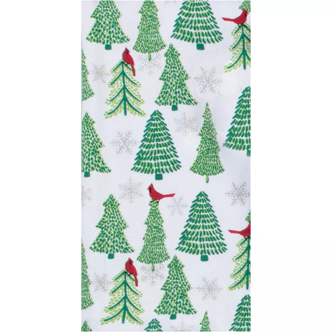 Holiday Cardinals Woodland - Dual Purpose Terry Dishtowel