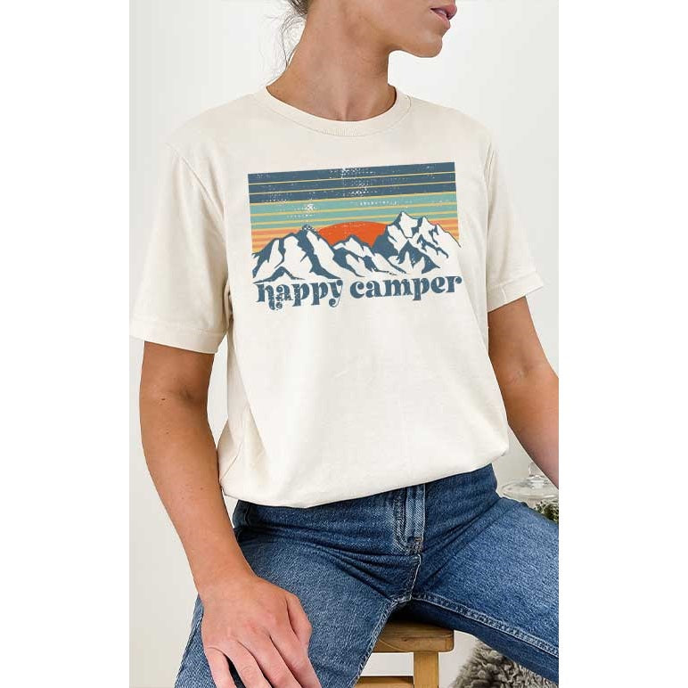 t shirt camper Vintage Happy Camper Graphic Tee – Simply Northwest