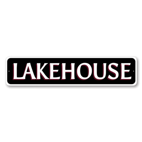 Lake Canoe Sign