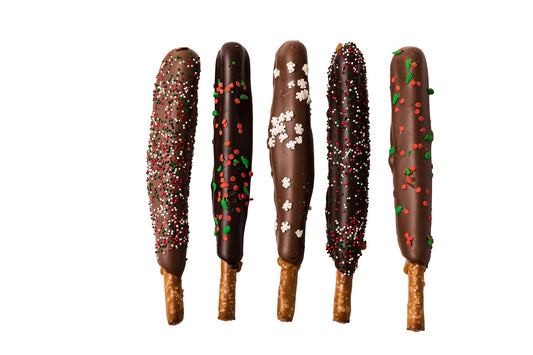 Caramel Pretzel Rods Gift Box