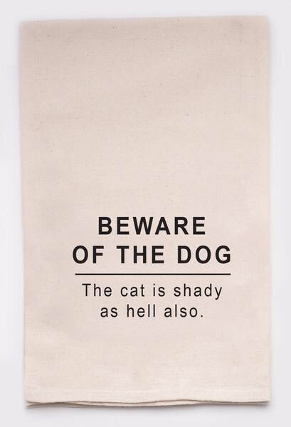 Funny Flour Sack Tea Towels