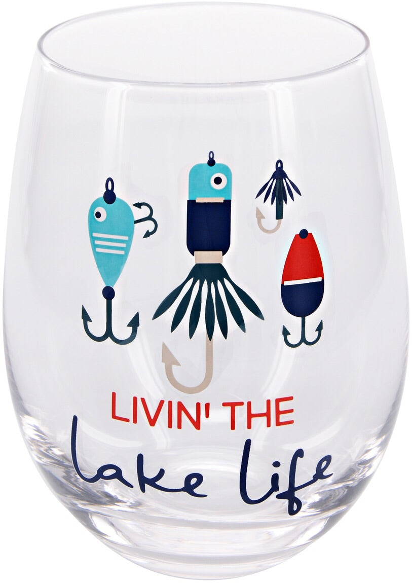 Lake Stemless Wine Glasses