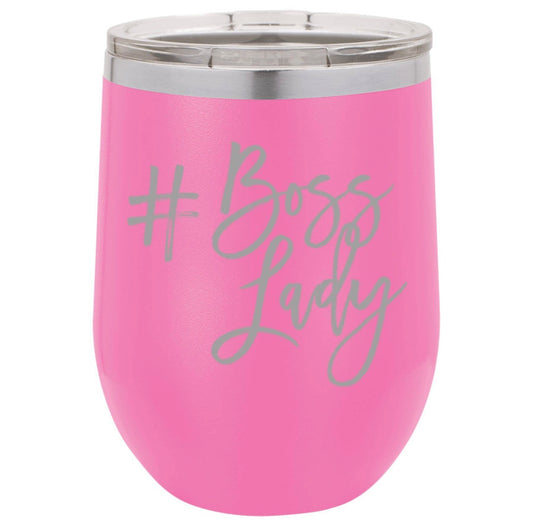 Boss Lady Wine Tumbler