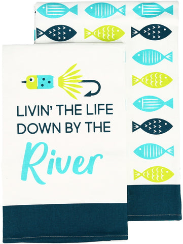 If You are Lucky Enough to Live at the River Sign