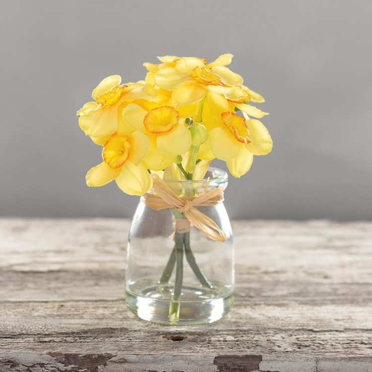 Vase - Yellow Narcissus