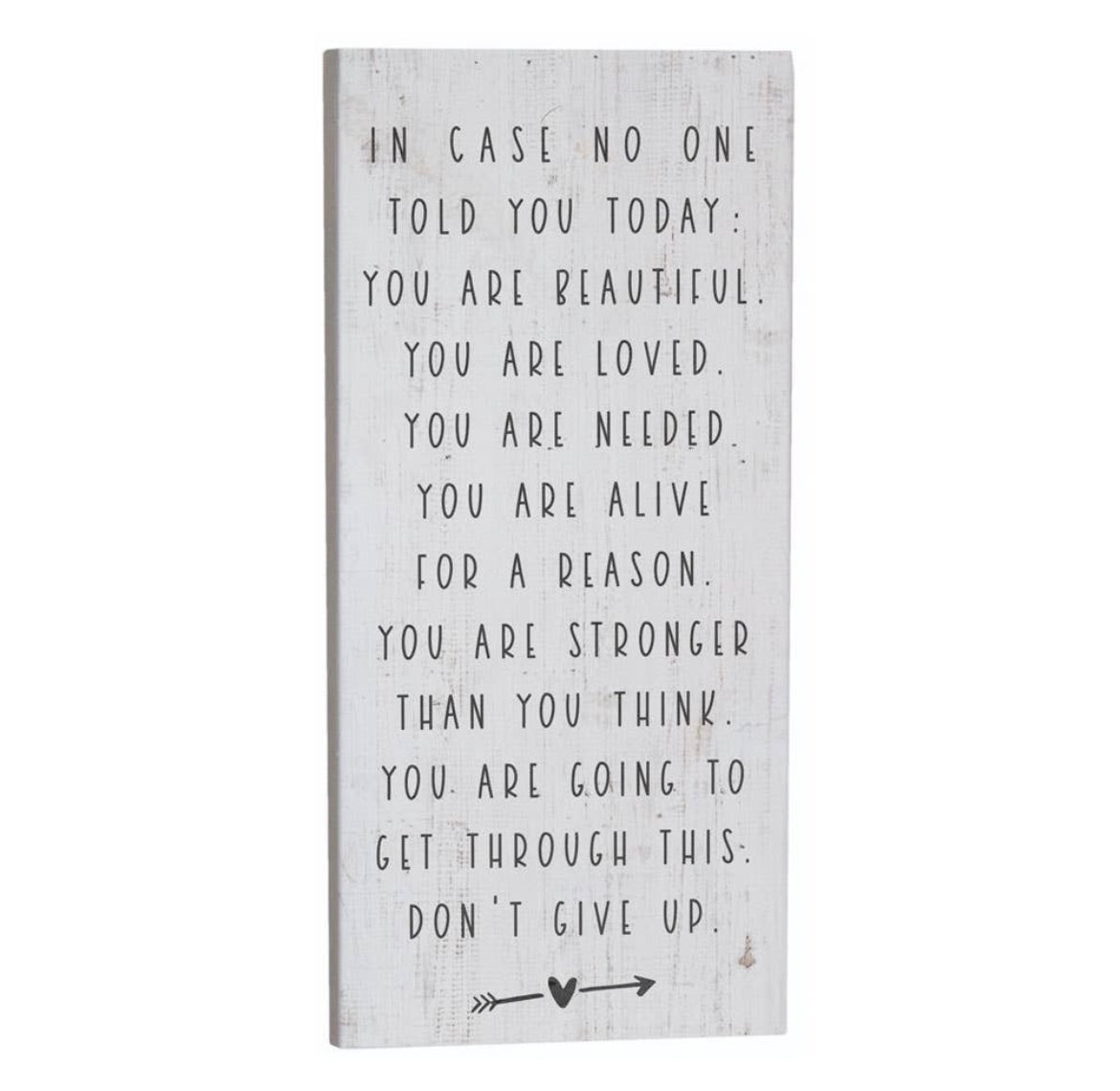 Don’t Give Up Sign