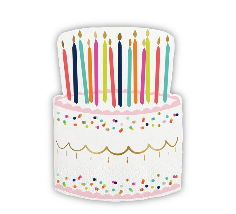 Birthday Cake Shaped Napkins