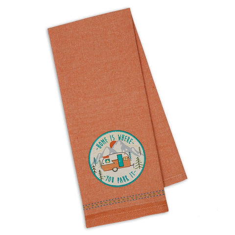 This is How We Roll Camper Embellished Dishtowel