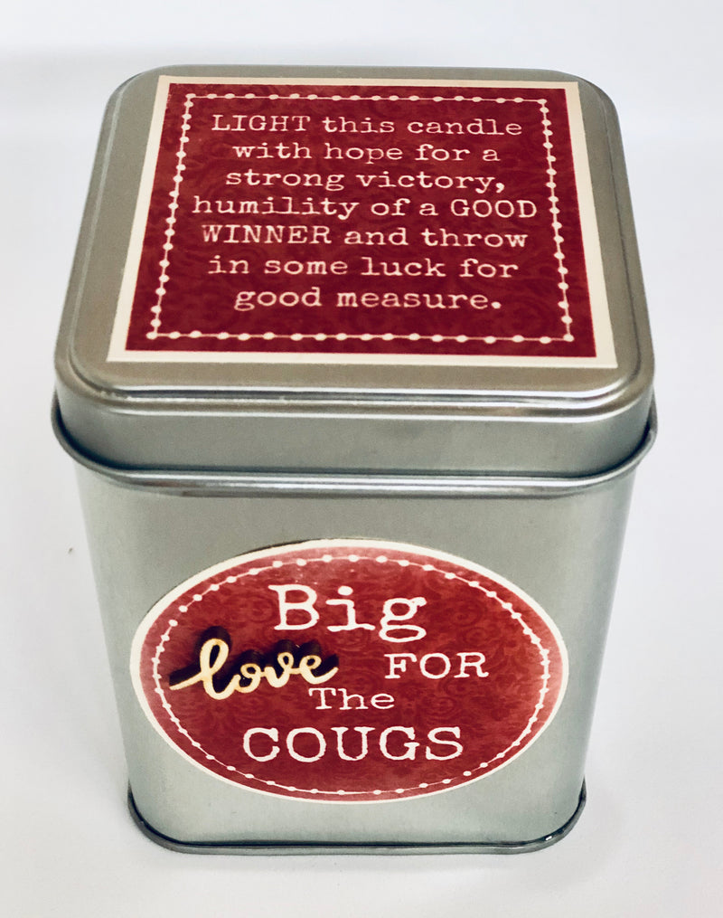 WSU Fan Can Candle
