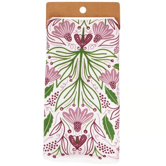 Kitchen towel - Purple Floral