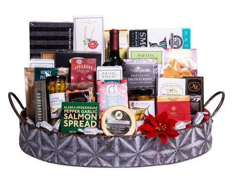 Festive Sparrow & Liquor Christmas Gift – Christmas gift baskets
