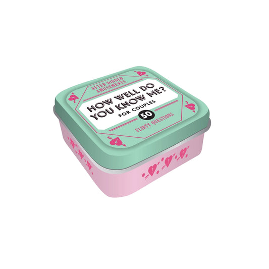 After Dinner Amusements: How Well Do You Know Me? For Couples