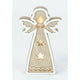 Lighted Heavenly Wooden Angel Tabletop Decor
