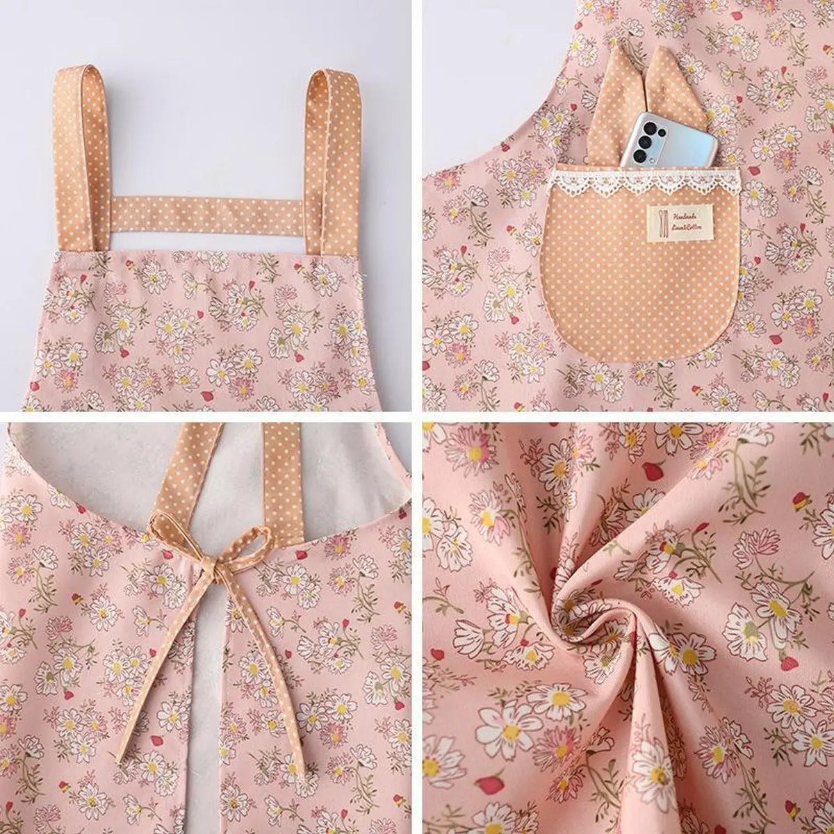 Floral Bunny Pocket Apron