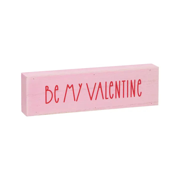 Be My Valentine Block Sitter