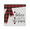 Believe in the Magic of the Season Block Sign