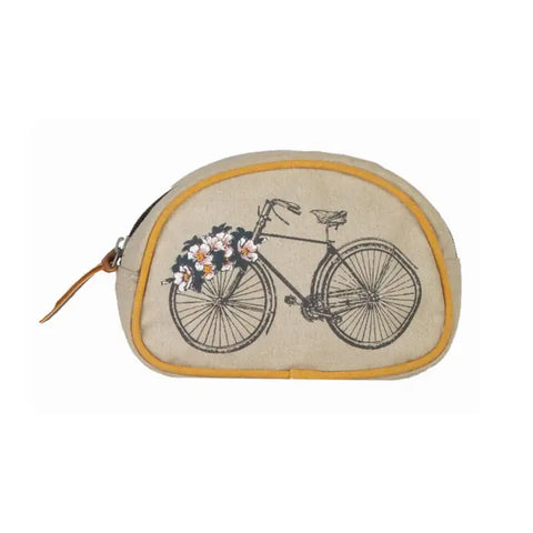 Canvas Wristlet with Bike