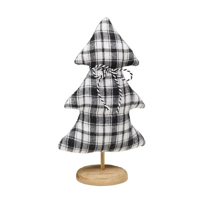 Christmas Plaid Fabric Tree