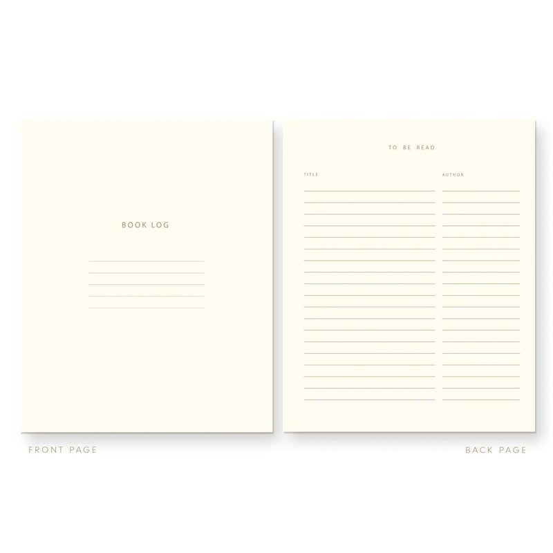 Read and Reviewed Book Log Journal