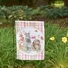 Garden Flag - Flower Bunnies