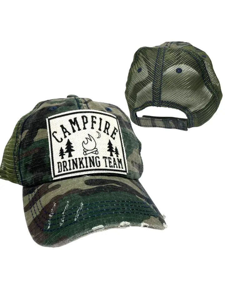 Campfire Drinking Team Hat