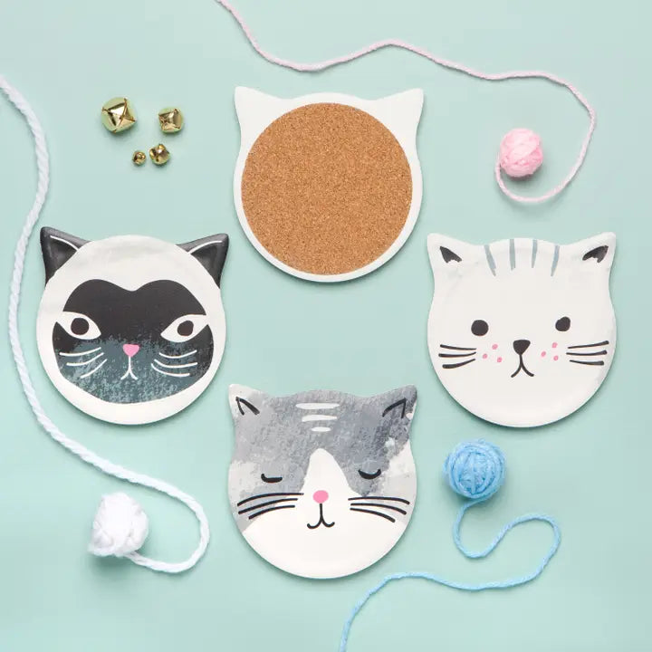 Cats Meow Soak Up Coaster Set