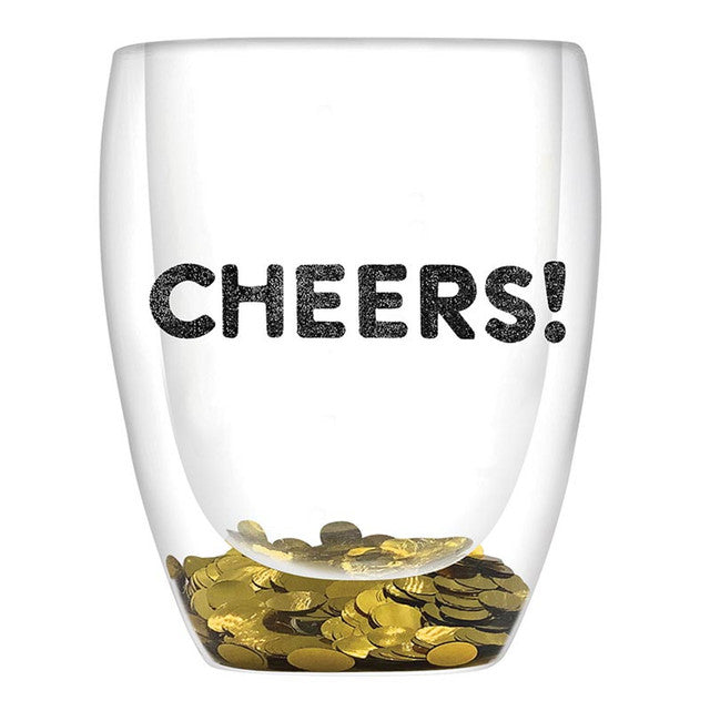 Stemless Wine Glass - Cheers