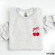 Sweatshirt - Pocket Cherry Coquette