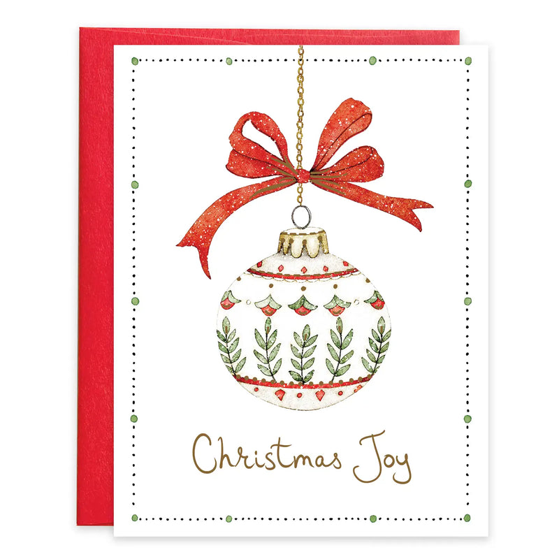 Christmas Joy Ornament Greeting Card